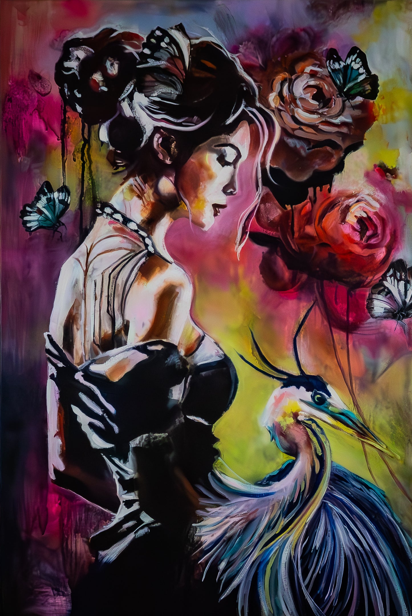 Heron's Grace Canvas Print