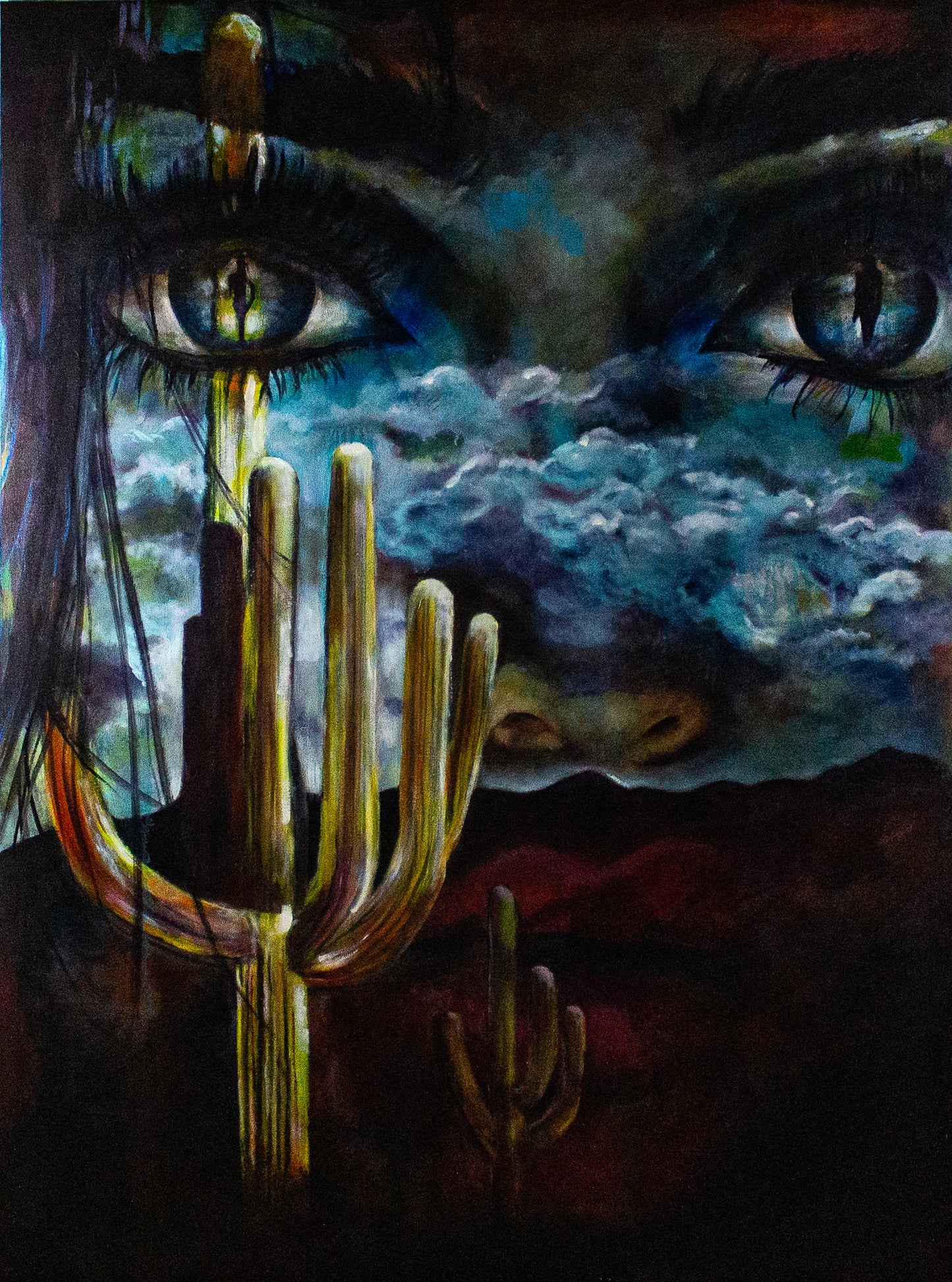 Translucent Watcher Canvas Print